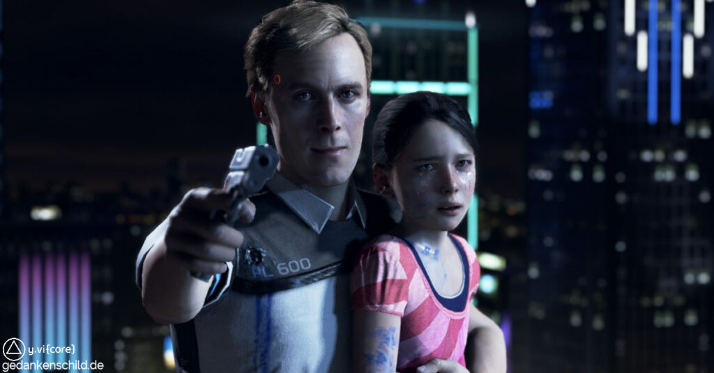 Daniel und Emma die geisel in Connor RK900 Run