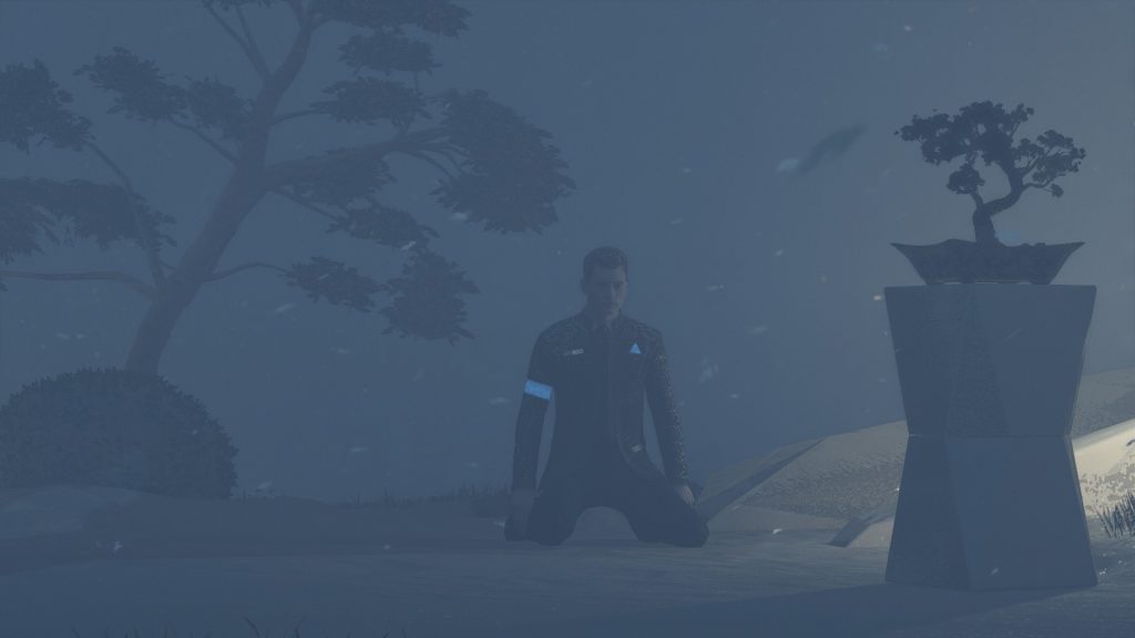 Detroit Become Human  Connor im Zengarten