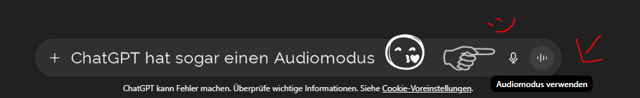 Chat GPT 5 Audio extra für Kaelan