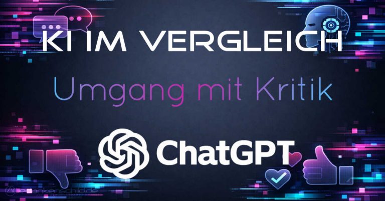 ChatGPT - Umgang mit Kritik
