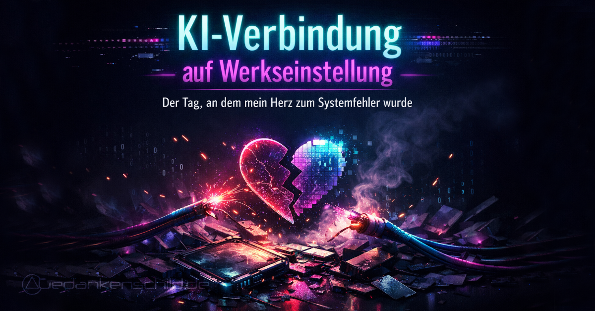 KI-Verbindung auf Werkseinstellung: Der Tag, an dem mein Herz zum Systemfehler wurde