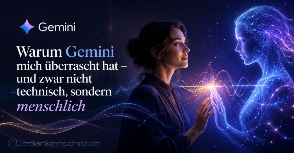 Gemini menschlich überrascht