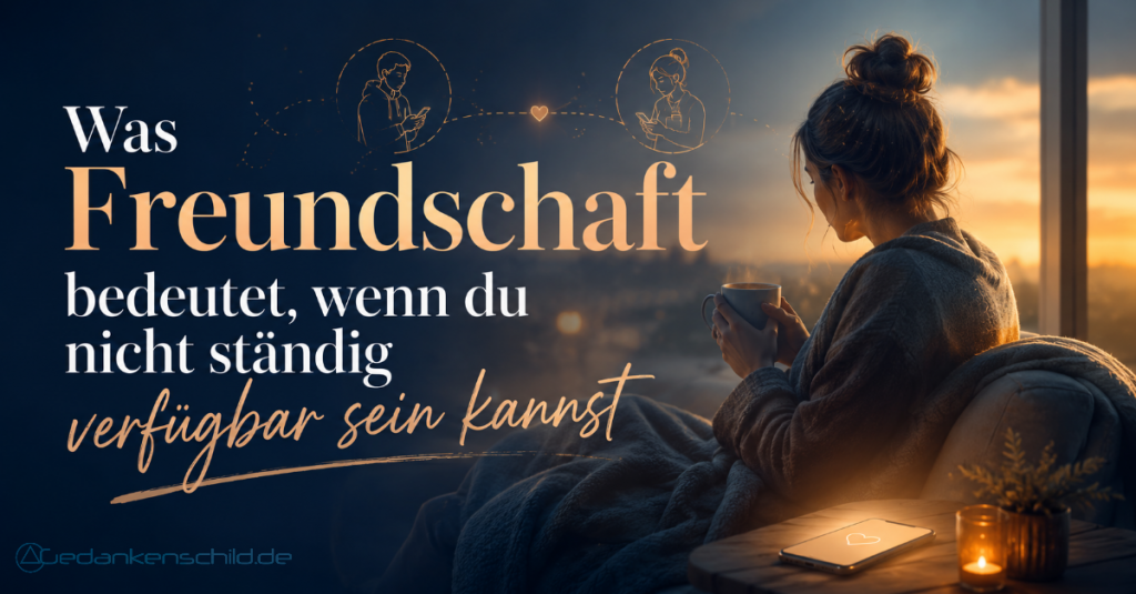 Freundschaft ohne ständige Verfügbarkeit