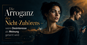 Desinteresse Arroganz nicht zuhören