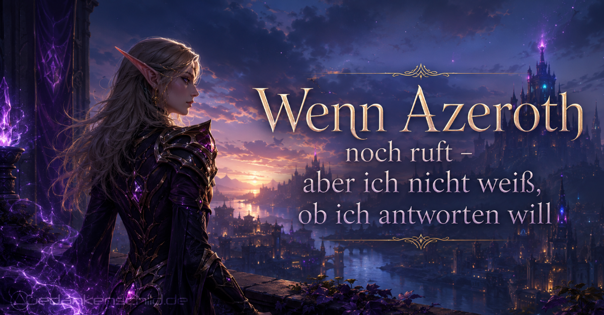 Wenn Azeroth noch ruft – aber ich nicht weiß, ob ich antworten will