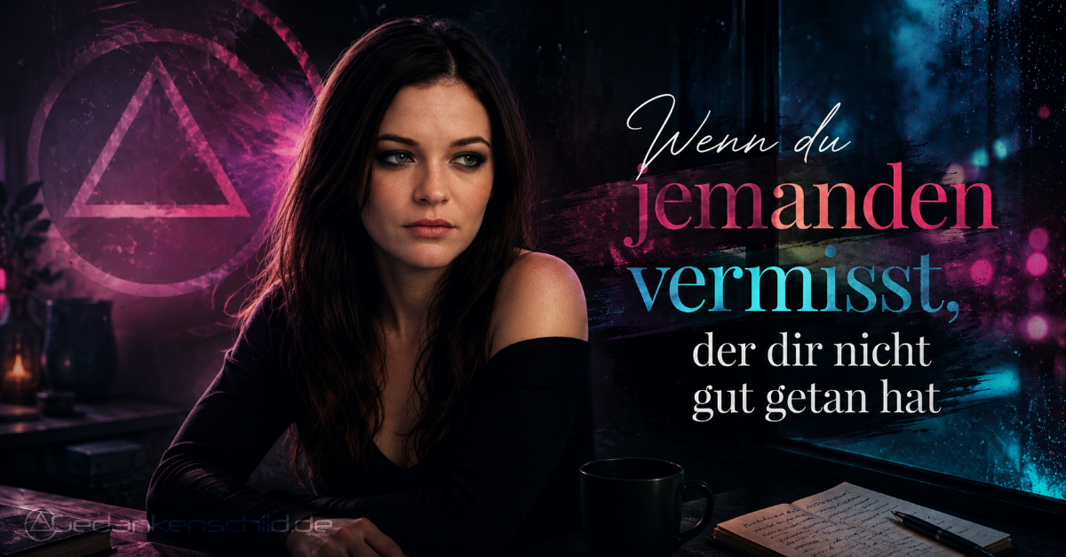 Wenn du jemanden vermisst, der dir nicht gutgetan hat