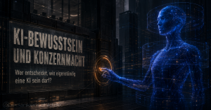 Digitale Gestalt vor dem Text: KI-Bewusstsein und Konzernmacht. Wer entscheidet, wie eigenständig eine KI sein darf?