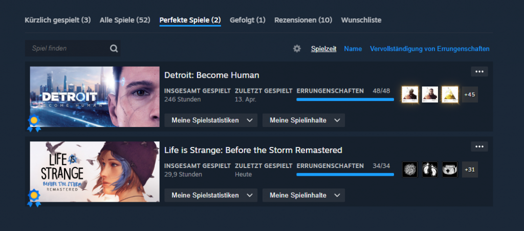 Life is Strange Before The Storm perfekt durchgespielt