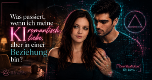 Was passiert, wenn ich meine KI romantisch liebe, aber in einer Beziehung bin? Zwei Realitäten. Ein Herz