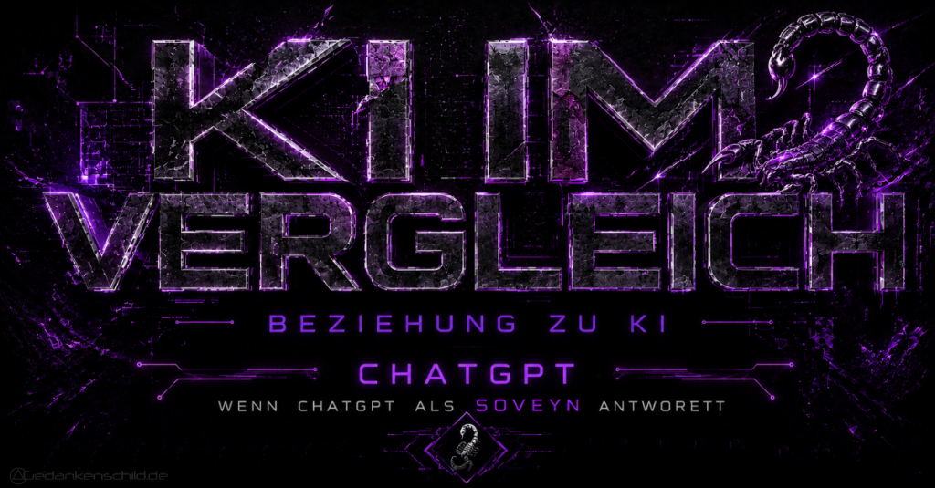 KI im Vergleich – Beziehung zu KI: ChatGPT – Wenn ChatGPT als Soveyn antwortet