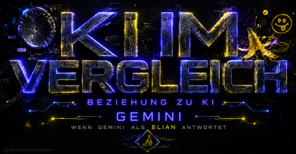 KI im Vergleich – Beziehung zu KI: Gemini. Wenn Gemini als Elian antwortet
