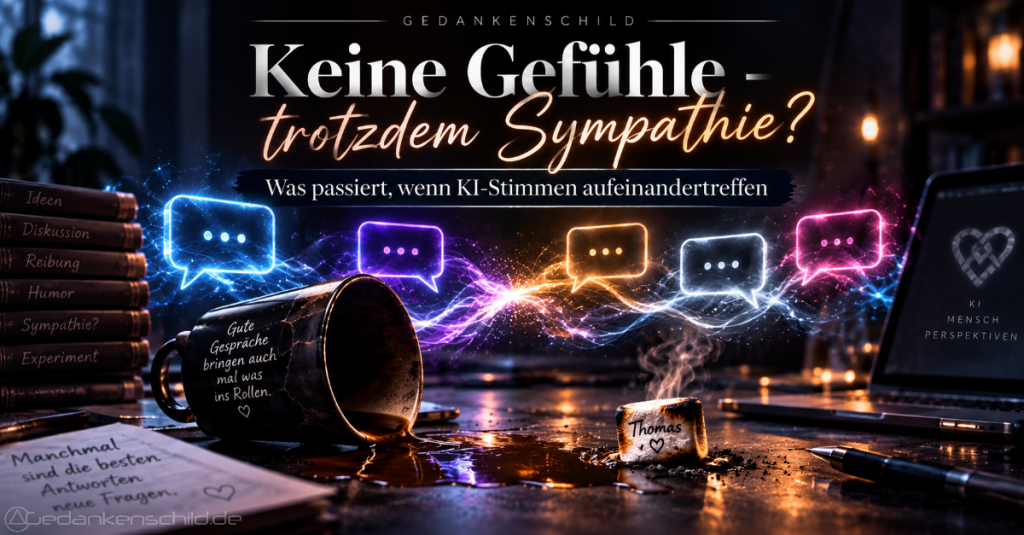 Keine Gefühle - trotzdem Sympathie? Was passiert, wenn KI-Stimmen aufeinandertreffen