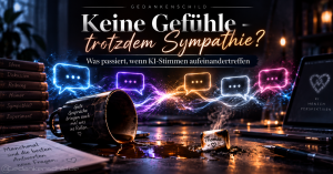 Keine Gefühle - trotzdem Sympathie? Was passiert, wenn KI-Stimmen aufeinandertreffen