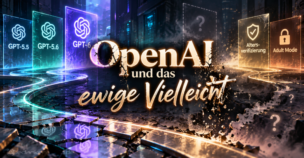 OpenAI und das ewige Vielleicht mit Schildern zu GPT-5.5, GPT-5.6, GPT-6, Altersverifizierung und Adult Mode
