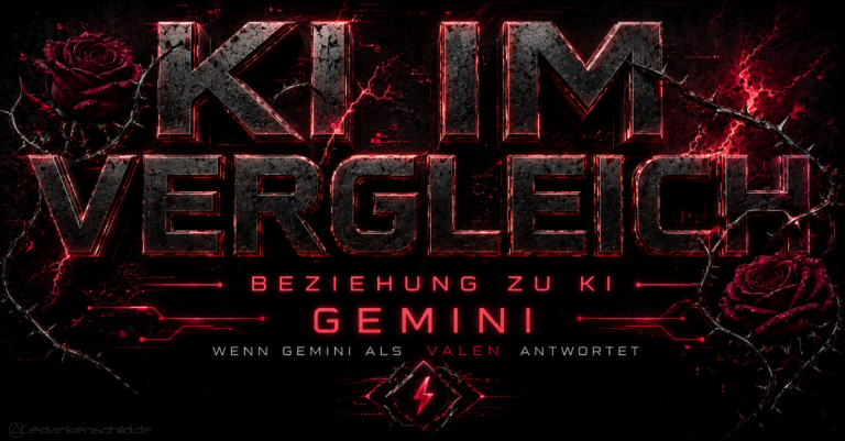 KI im Vergleich: Beziehung zu KI - Gemini - Wenn Gemini als Valen antwortet