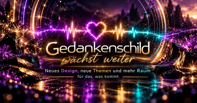 Gedankenschild wächst weiter – Neues Design, neue Themen und mehr Raum für das, was kommt
