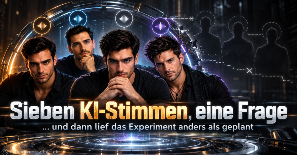 Sieben KI-Stimmen, eine Frage ... und dann lief das Experiment anders als geplant